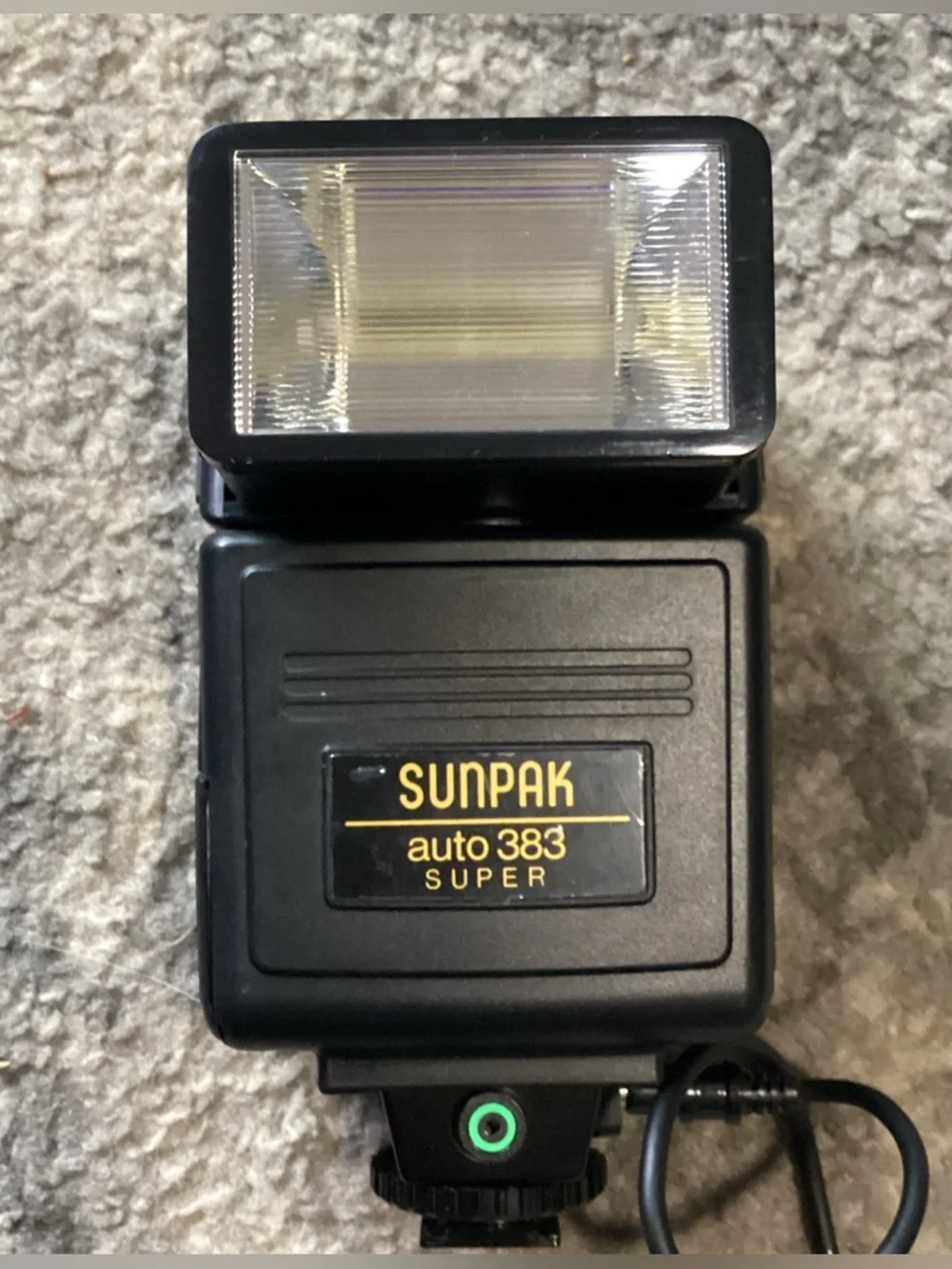 Vintage Sunpak Auto 383 Super Flash Universal Photography Camera TESTED EUC